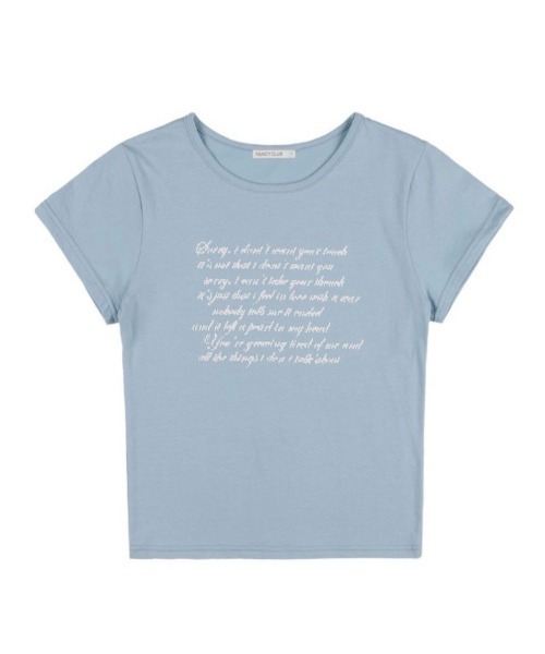 tシャツ 「日本未発売/WEB限定」FANCY CLUB(ファンシークラブ)/エンジェル クロップド 半袖 Tシャツ/ANGEL MARK CROP セール】【日本未発売/WEB限定】FANCY CLUB(ファンシークラブ
