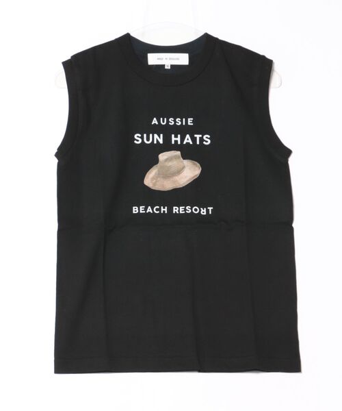 tシャツ 「ANGE IN DISGUISE」AUSSIE SUN HAT Sleeveless レディース