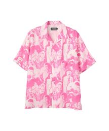 シャツ DENNIS MORRIS/BOLLOKS ANARCHY MIX柄 オープンカラーシャツ メンズ｜ZOZOTOWN Yahoo!店