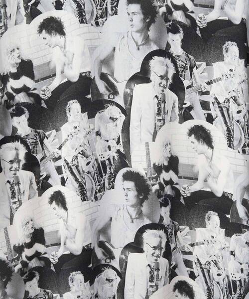 DENNIS MORRIS/BOLLOKS ANARCHY オープンカラーシャツ DENNIS MORRIS/BOLLOKS ANARCHY MIX柄 オープンカラーシャツ