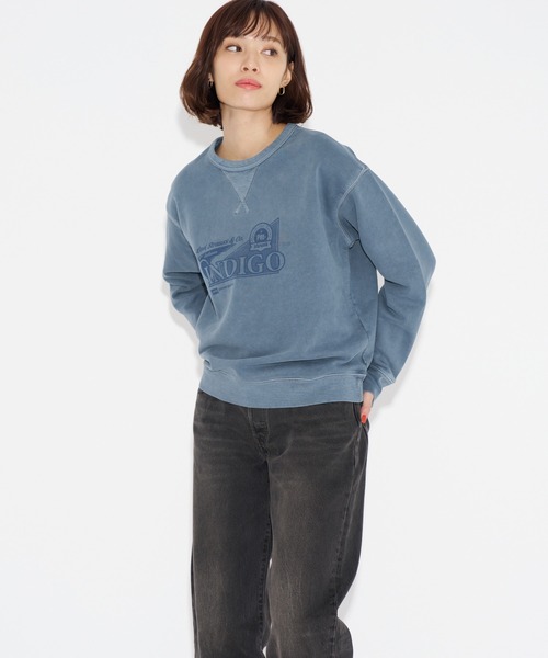 「Levi's」 スウェットカットソー X-SMALL ブルー レディース
