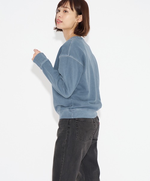 「Levi's」 スウェットカットソー X-SMALL ブルー レディース