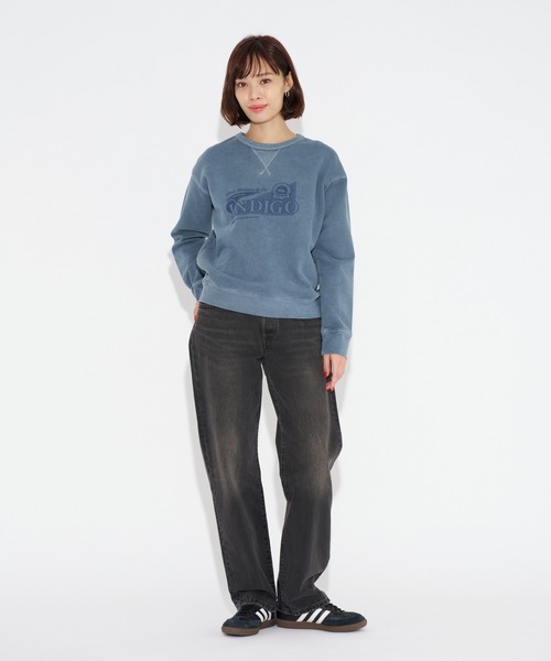 「Levi's」 スウェットカットソー X-SMALL ブルー レディース