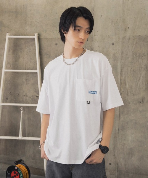 inhabitant（インハビタント） tシャツ 「INHABITANT」ビッグ