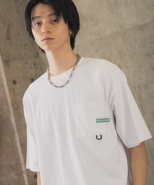 inhabitant（インハビタント） tシャツ 「INHABITANT」ビッグ