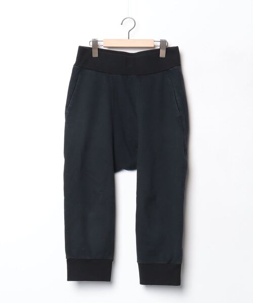 KAZUYUKI KUMAGAI アタッチメント スウェットサルエルパンツ 黒 KAZUYUKI KUMAGAI ATTACHMENT 「KAZUYUKI ATTACHMENT」 サルエル
