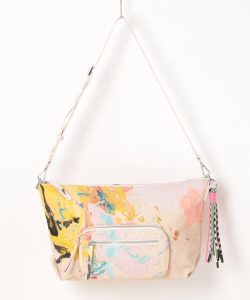 Desigual ホワイト バッグ Desigual｜ポケット付きハンドバッグ | Rakuten Fashion(楽天
