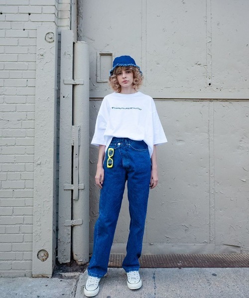 「LIDNM」 半袖Tシャツ MEDIUM ブラック メンズ