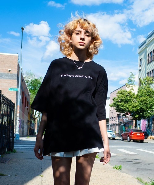 「LIDNM」 半袖Tシャツ MEDIUM ブラック メンズ