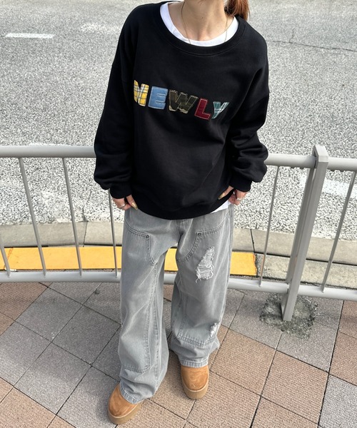 「sedacle」 スウェットカットソー SMALL ブラック メンズ
