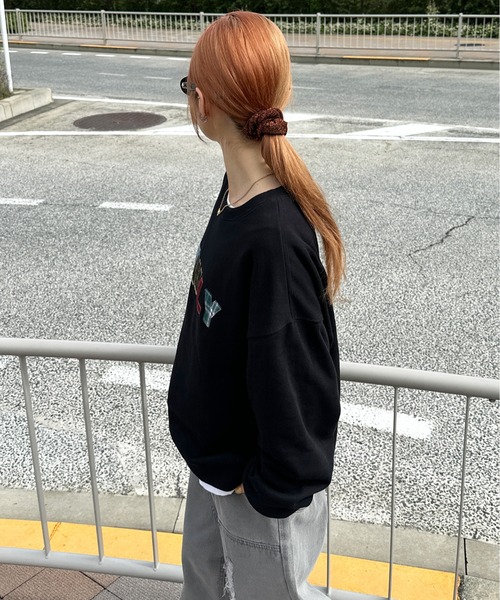 「sedacle」 スウェットカットソー SMALL ブラック メンズ