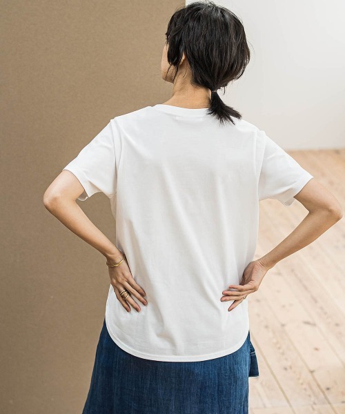 ブラシ刺繍ロゴTシャツ≪手洗い可能≫ ブラシ刺繍ロゴTシャツ≪手洗い可能≫ | MAYSON GREY（メイソン
