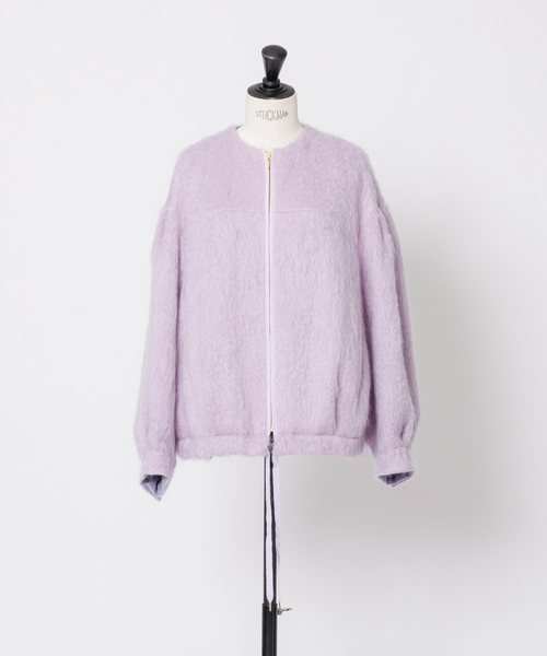 モヘアシャギーテーラードジャケット モヘアシャギーテーラードジャケット