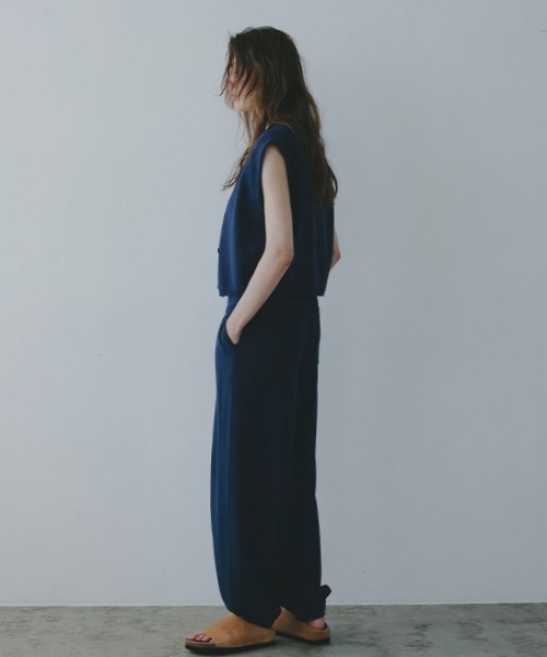 ETRE TOKYO パンツ リリヤーンハイゲージニットパンツ レディース