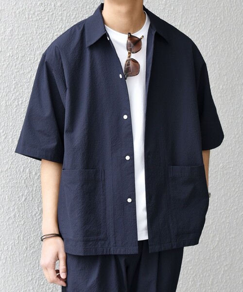 SHIPS any シャツ any:「撥水/軽量/ストレッチ」SOLOTEX(R) シア