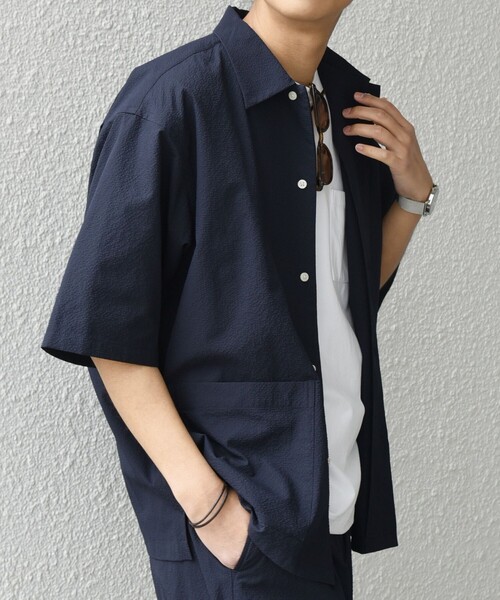 SHIPS any シャツ any:「撥水/軽量/ストレッチ」SOLOTEX(R) シア