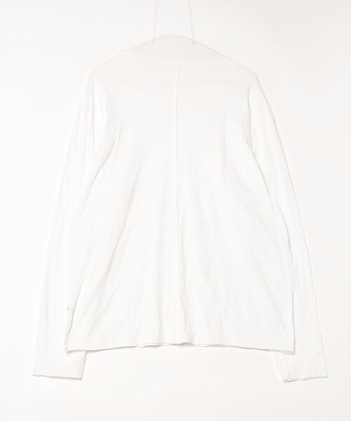 「ATTACHMENT」 長袖Tシャツ 1 ホワイト メンズ_画像3