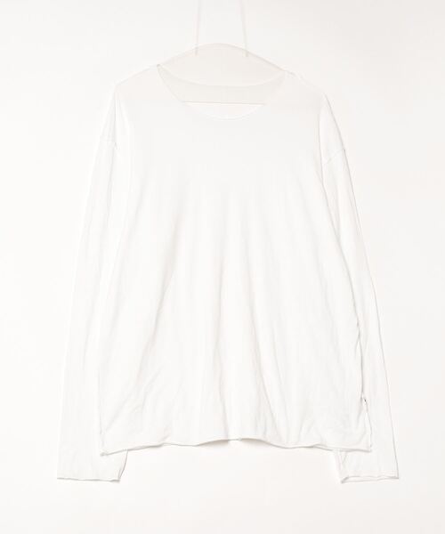 「ATTACHMENT」 長袖Tシャツ 1 ホワイト メンズ_画像4