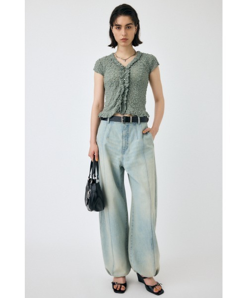 MOUSSY（マウジー） ジーンズ デニム デニムパンツ PIN TUCK COCOON