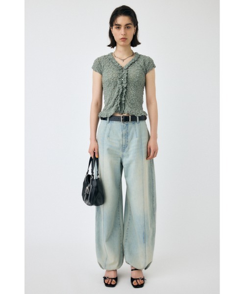 MOUSSY（マウジー） ジーンズ デニム デニムパンツ PIN TUCK COCOON