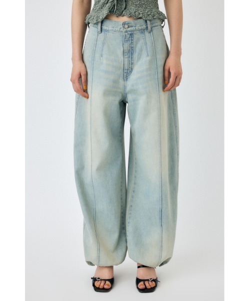 MOUSSY（マウジー） ジーンズ デニム デニムパンツ PIN TUCK COCOON