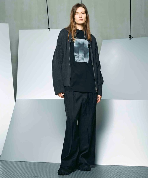 「MAISON SPECIAL」 半袖Tシャツ 0 ブラック メンズ