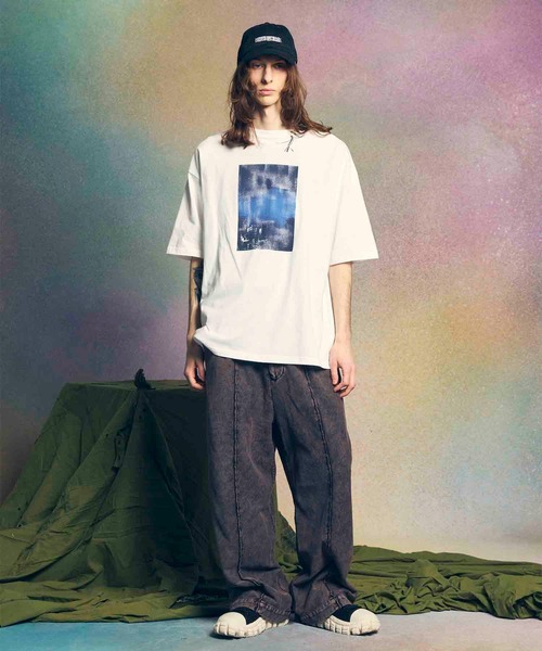 「MAISON SPECIAL」 半袖Tシャツ 0 ブラック メンズ