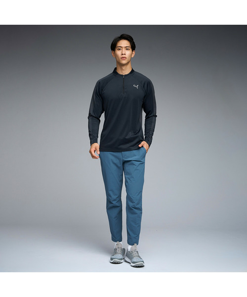 PUMA（プーマ） tシャツ メンズ ゴルフ シャドウキャット ジップ