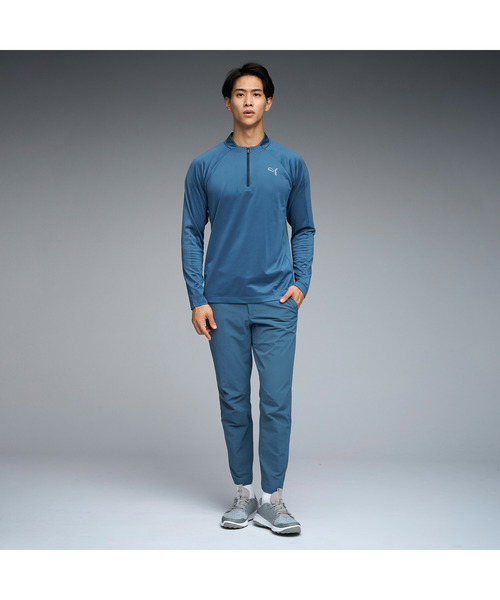 PUMA（プーマ） tシャツ メンズ ゴルフ シャドウキャット ジップ