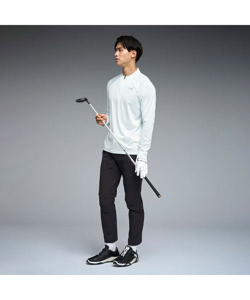 PUMA（プーマ） tシャツ メンズ ゴルフ シャドウキャット ジップ