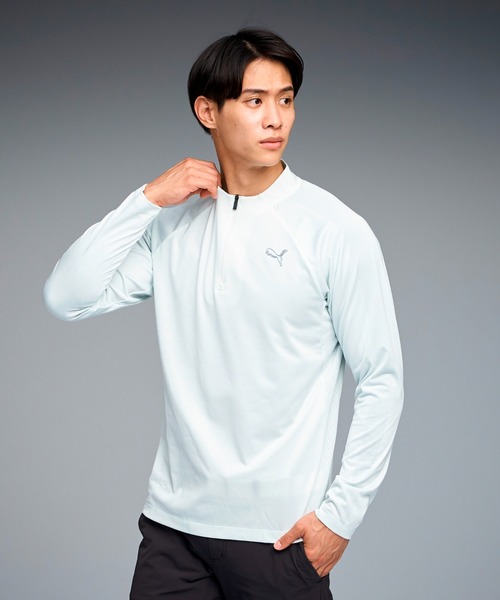 PUMA（プーマ） tシャツ メンズ ゴルフ シャドウキャット ジップ