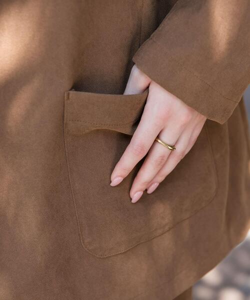 FORK&SPOON（フォークアンドスプーン） コート アウター スエード