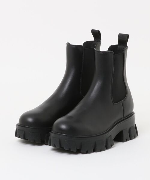 パラディクルール（PARADIS COULEUR）/25秋冬新作◆PARADIS COULEUR◆5．5cmヒール防滑トラックソール撥水サイドゴアブーツ PARADIS COULEUR（パラディクルール） ブーツ 「PARADIS COULEUR」防滑