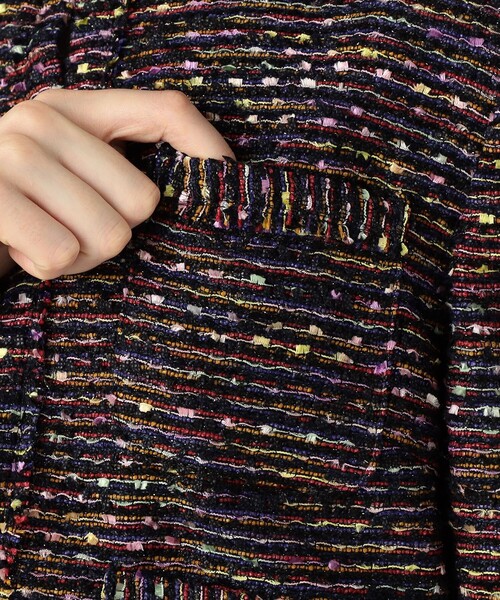 Ballsey（ボールジィ） ジャケット ノーカラージャケット フリンジ