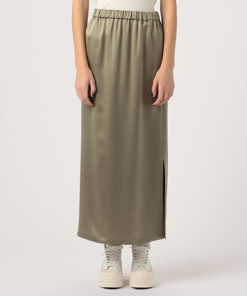TOMORROWLAND（トゥモローランド） ロングスカート 36 カーキ