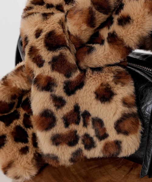 マフラー ストール レオパード柄ティペット レディース : ZOZOTOWN