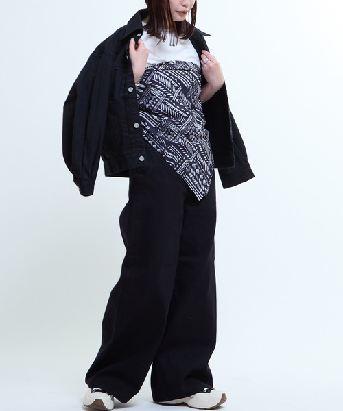 CONVERSE TOKYO ジーンズ デニム デニムパンツ 「KURO」WIDE DENIM
