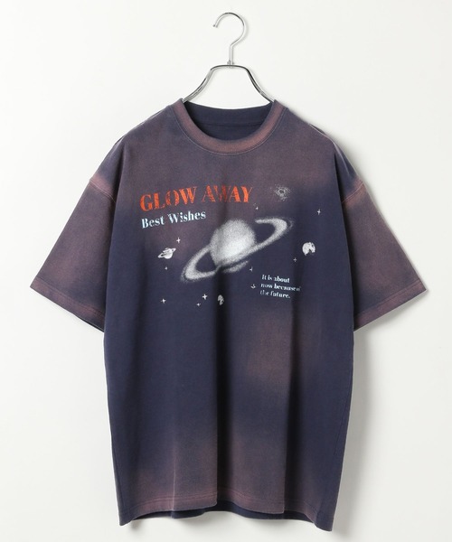 「PBLIM」 半袖Tシャツ MEDIUM ネイビー レディース_画像6