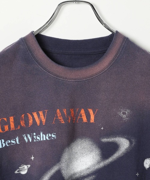 「PBLIM」 半袖Tシャツ MEDIUM ネイビー レディース_画像7