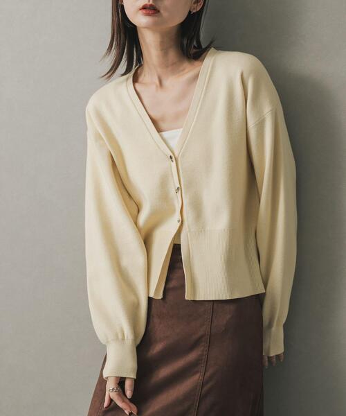 SENCE OF PLACE ニットベスト Vネック カーディガン SENCE OF PLACE ニットベスト Vネック カーディガン