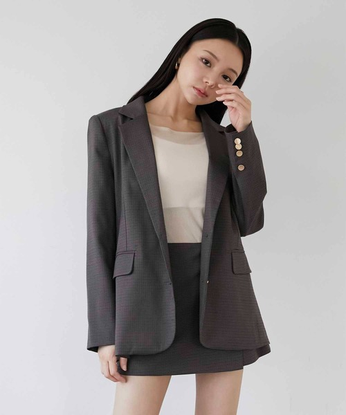 Luan（ルアン） ジャケット テーラードジャケット 「Luan」CHECK