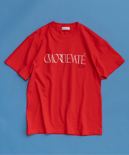 「MAISON SPECIAL」 半袖Tシャツ FREE レッド レディース_画像4