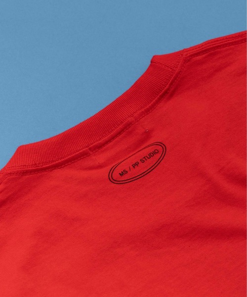 「MAISON SPECIAL」 半袖Tシャツ FREE レッド レディース_画像6