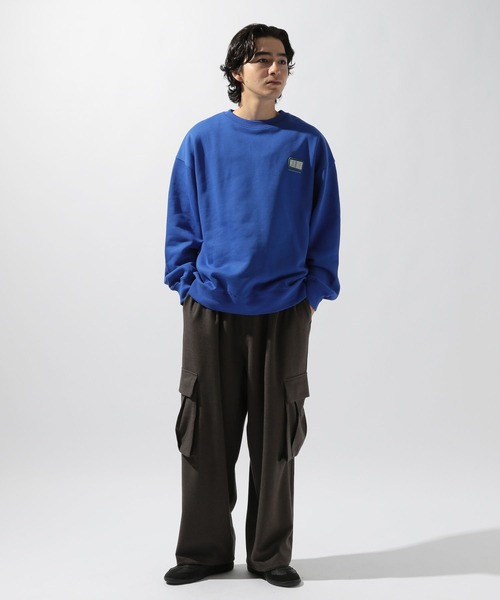 Nico　ベーシックプリントスウェット niko and… トレーナー スウェット ワンポイントレトロロゴ