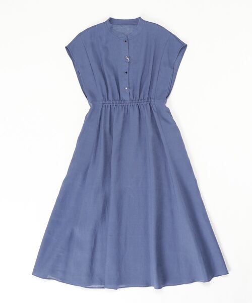 「SHIPS」 ノースリーブワンピース 36 ブルー レディース_画像2