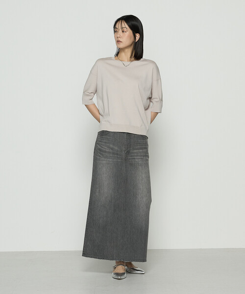 Gabardine K.T（ギャバジンK.T） tシャツ リヨセル天竺 ゆったり