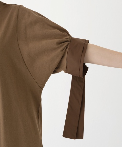 「LAVEANGE」 半袖ワンピース 5L ネイビー レディース_画像2