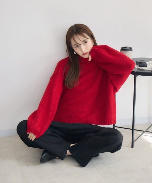 RU.TI.LE ニット セーター 「RU.TI.LE」ロールネックニット レディース