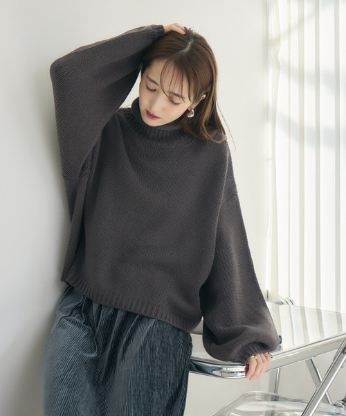 RU.TI.LE ニット セーター 「RU.TI.LE」ロールネックニット レディース