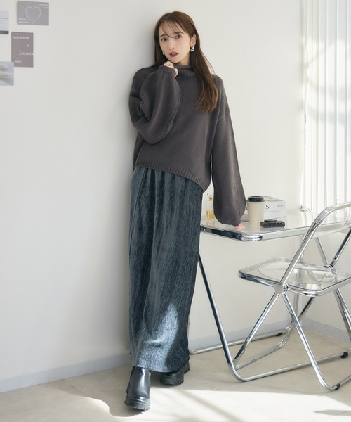 RU.TI.LE ニット セーター 「RU.TI.LE」ロールネックニット レディース